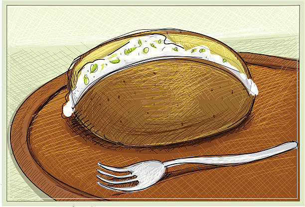 ilustrações de stock, clip art, desenhos animados e ícones de feijões potatoe - baked potato