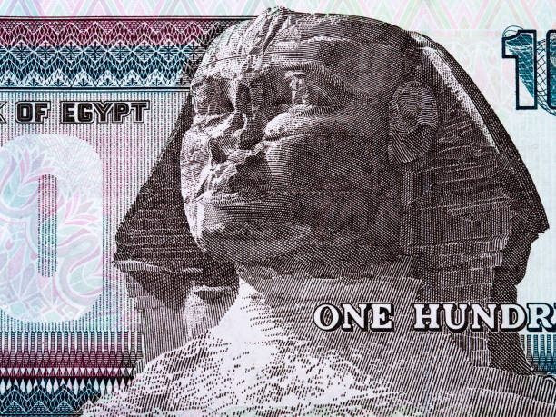 istock Sphinx a portrait from Egyptian money 1179565160