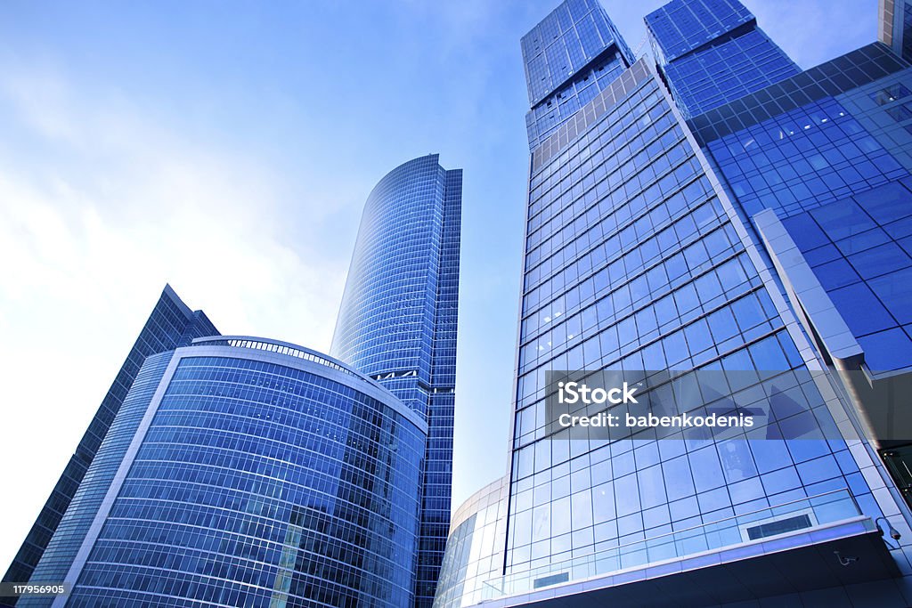New skyscrapers business centre in moscow city New skyscrapers business centre in moscow, Russia Apartment Stock Photo