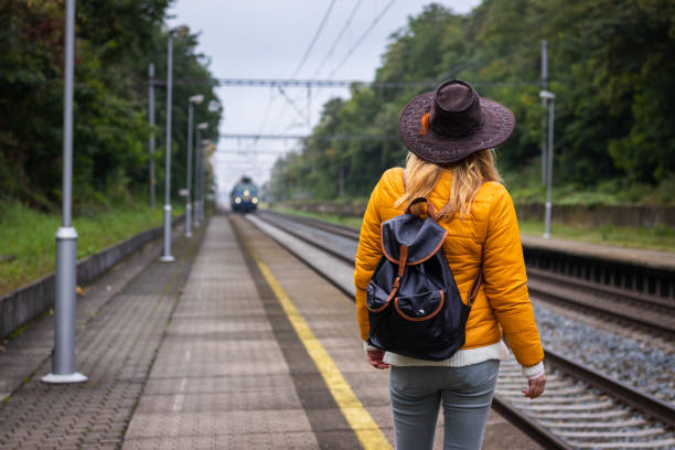 istock Traveler at beginnings of her journey 1179572194