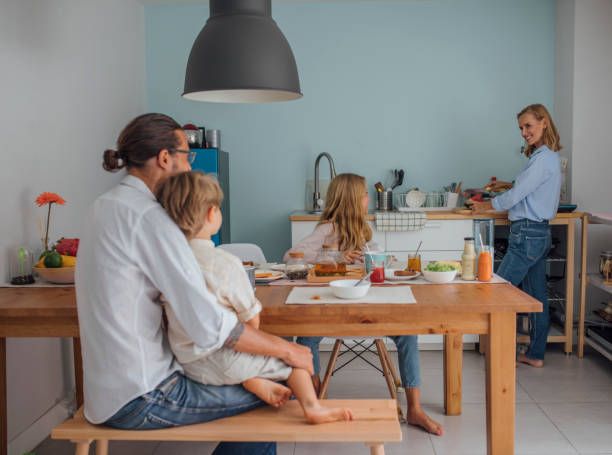 istock Happy Family Spending Time at Home 1179573164