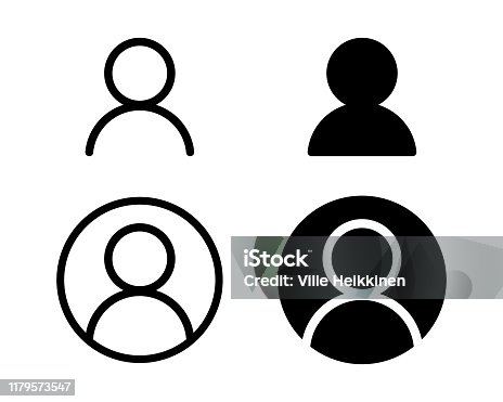 istock User profile login or access authentication icon vector illustration image. 1179573547