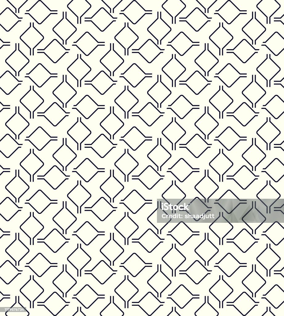 Geometric Inrease Pattern Vector Seamless Geometry Pattern For Postcards Wallpaper Web Background ...