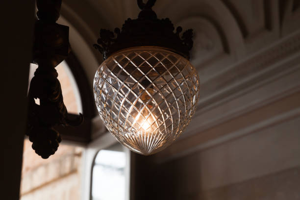 istock Vintage hanging chandelier 1179580069