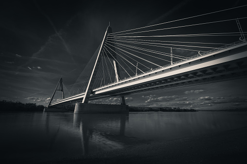 Megyeri bridge, Budapest, Hungary