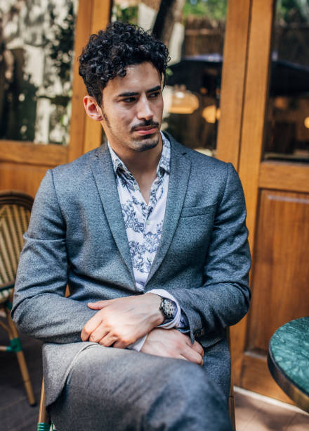 istock Man sitting in the cafe 1179582596