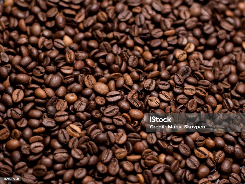 Nền Cà Phê Hạt Cà Phê Rang Nhìn Trên Cùng Hình ảnh Sẵn có - Tải ...