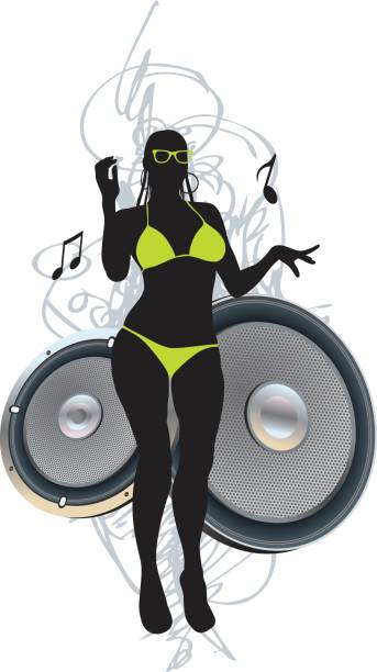 dance frau - latin pop stock-grafiken, -clipart, -cartoons und -symbole