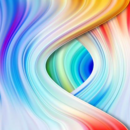 Modern Colorful Flow Poster Wave Liquid Shape Color Background Art Design  For Your Project Vector Illustration Stock Illustration - Download Image  Now - iStock