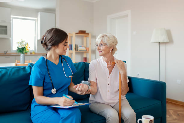 istock First we'll take a blood pressure reading 1179592495