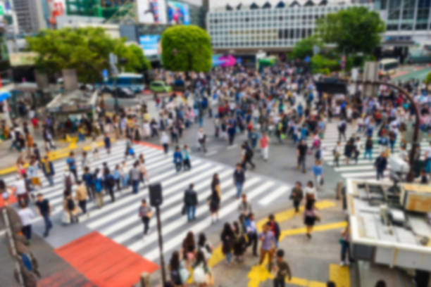 istock Blurred crossing street at Shibuya 1179593339