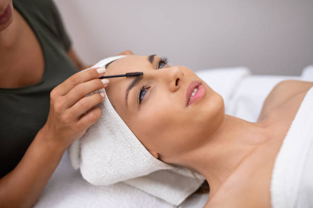 istock Young woman in the make up studio 1179594131