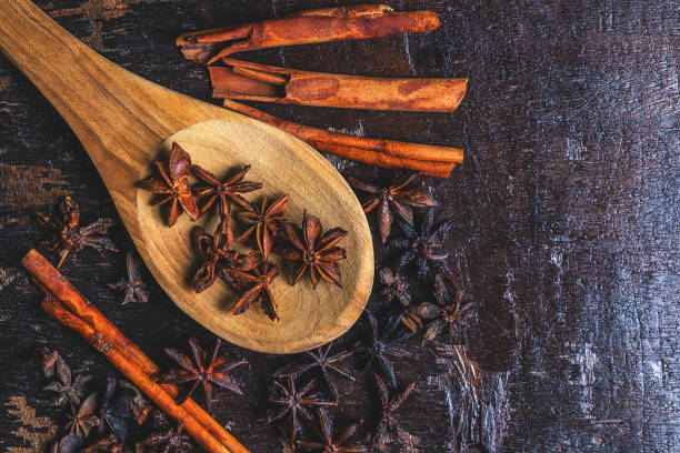 istock Cinnamon spices and star anise used in cooking 1179594821