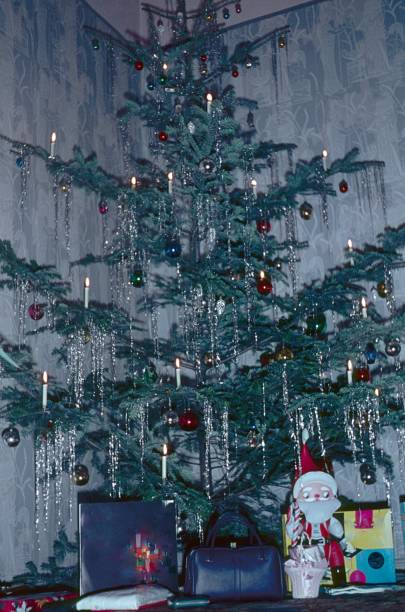 istock Christmas tree in the living room corner 1179595553