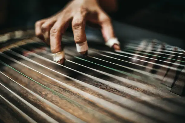 Japanese harp, koto, instrument