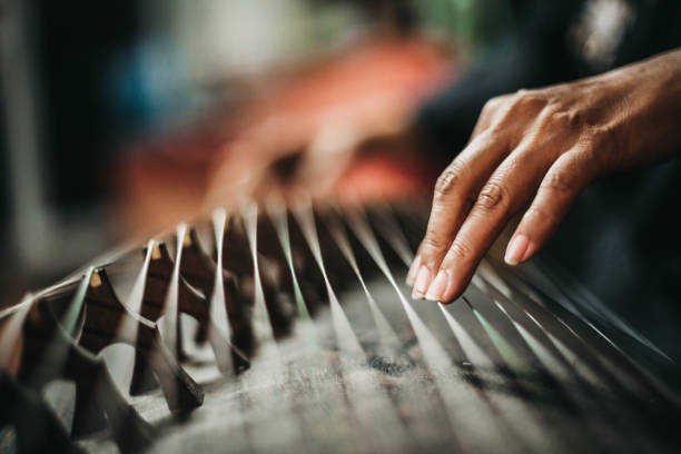 istock Japanese harp, koto, instrument 1179597768
