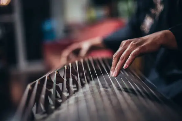 Japanese harp, koto, instrument