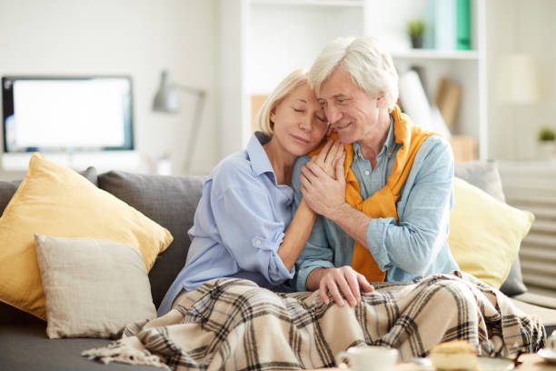 istock Caring Senior Couple Embracing 1179598697