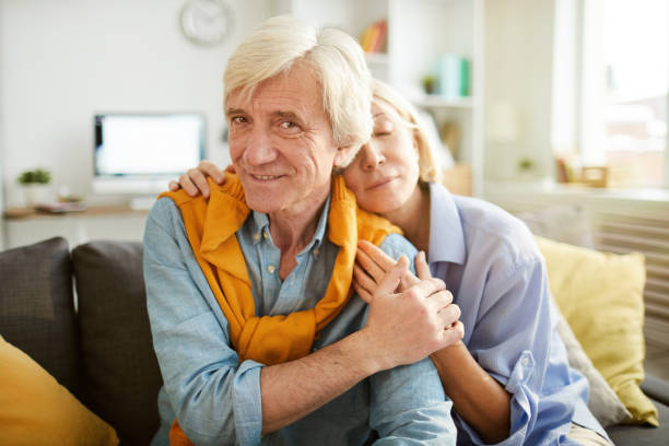 istock Modern Senior Couple Embracing 1179598718
