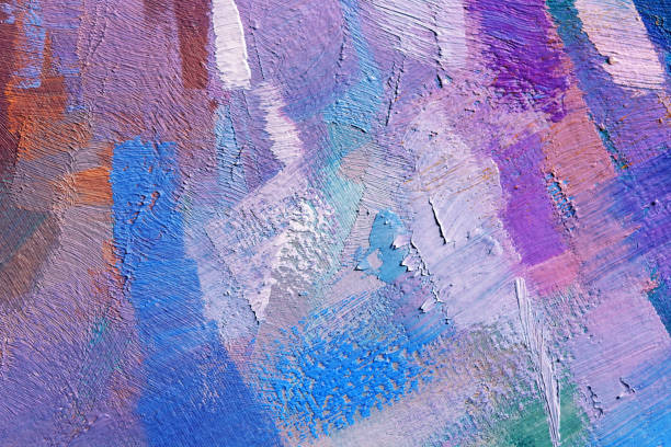 istock abstract oil paint texture on canvas, background 1179600977