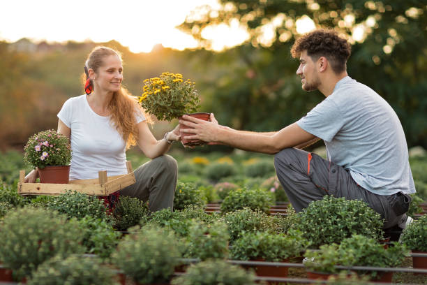 istock Florists gardening flowers 1179601425
