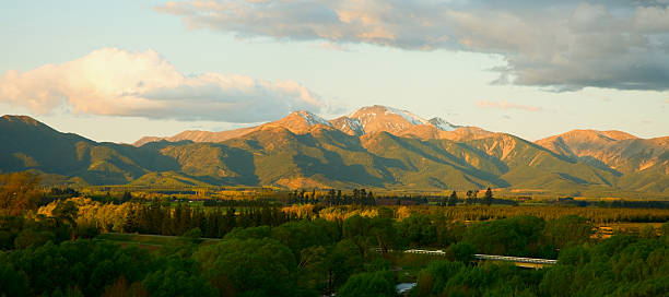 istock Sunset in mountains, New Zealand 117960280