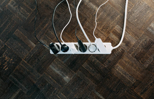 istock Too many wall chargers 1179604710