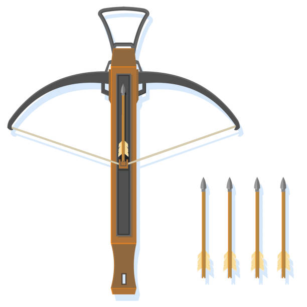 Crossbow Stock Vektor Art und mehr Bilder von Armbrust - Armbrust,  Illustration, Pfeil - iStock