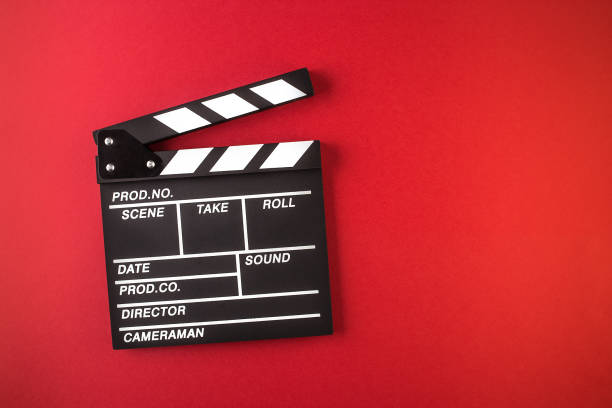 clapperboard - film slate foto e immagini stock