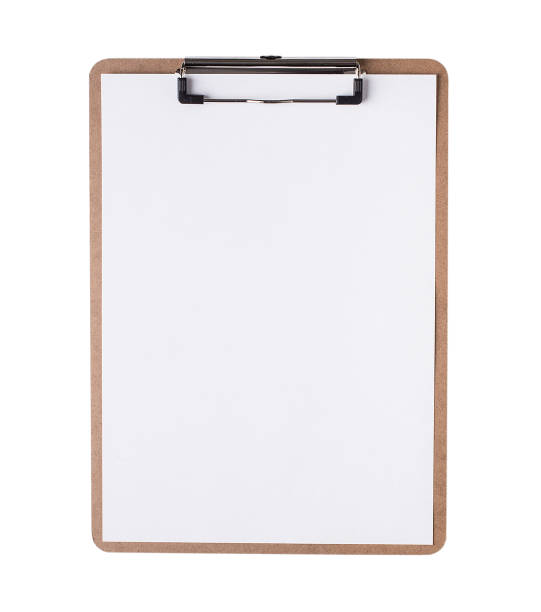 appunti legno isolato - clipboard foto e immagini stock