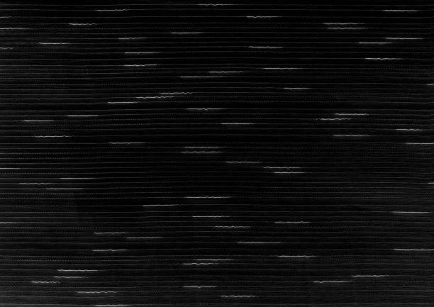 istock Closeup black color fabric texture. Sample Fabric black and white pattern design or upholstery abstract background. 1179611251