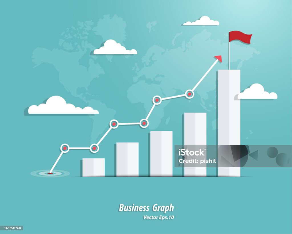Work Ethic Success Graph Business Graph Success Stock Illustration - Download Image Now - Growth ...