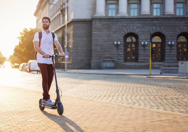 istock Young man commuting in the city 1179614104