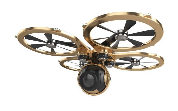 3d rendering drone quad copter - toy camera photos et images de collection