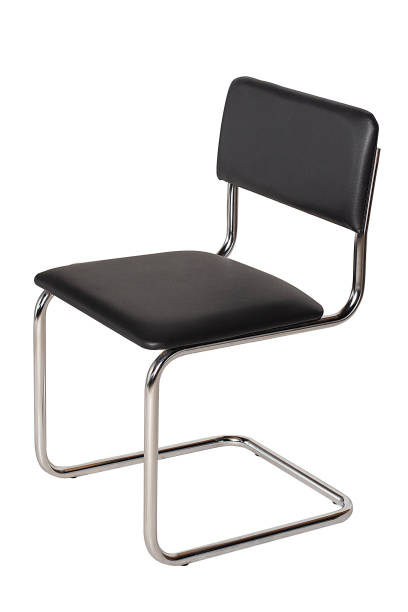 istock Black office chair isolated on white background 1179614896
