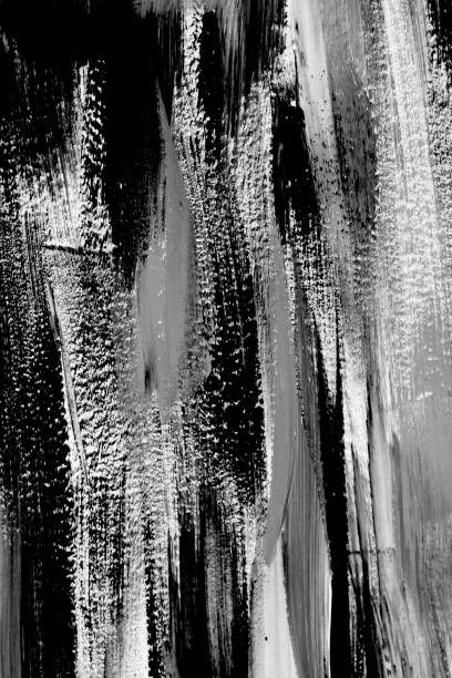 istock Abstract Hand-painted black Art Background 1179616252