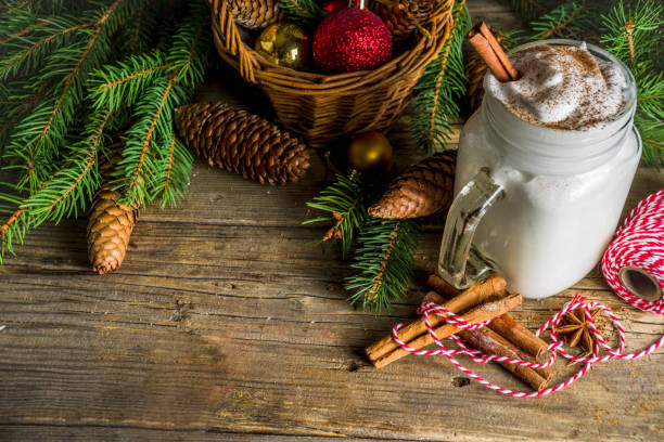 istock Christmas Tom and Jerry cocktail 1179616497