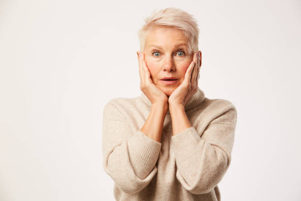 istock Shocked mature woman 1179617709