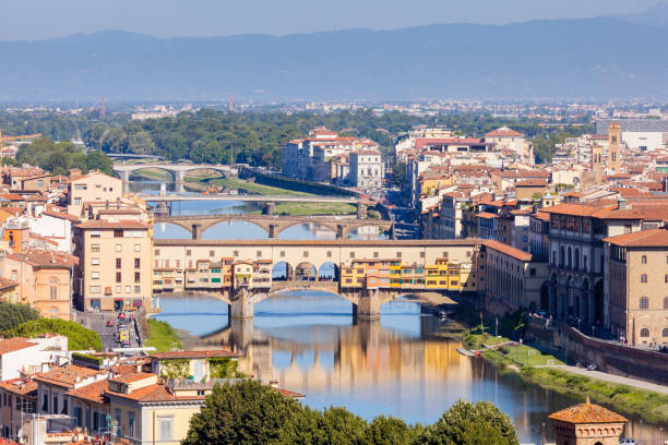 istock Ponte vecchio over river Arno in Florence 1179618968