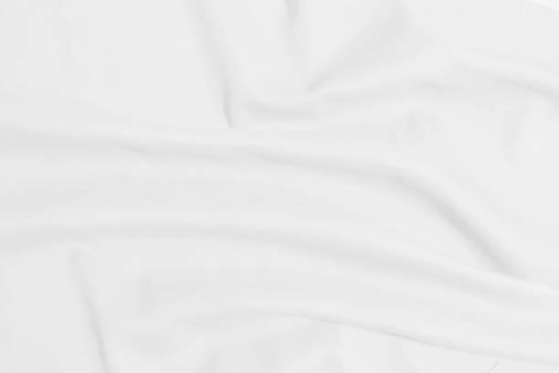 istock White crumpled blanket texture background. White cloth background 1179620514