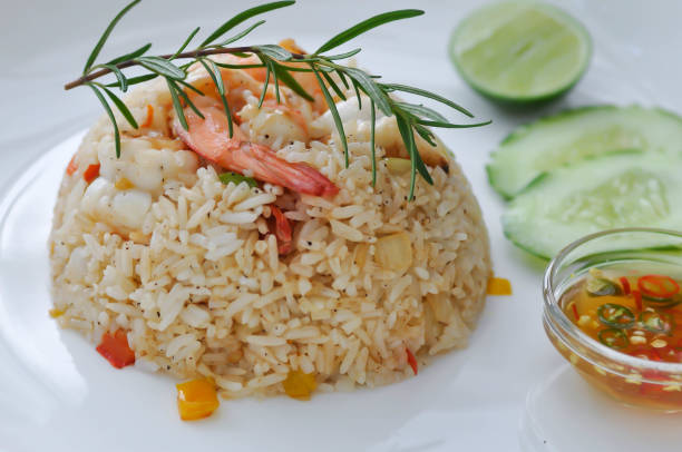 istock fried rice or stir-fried rice with shrimp 1179623868