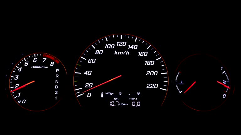 Car Tachometer Indicator Speed Up