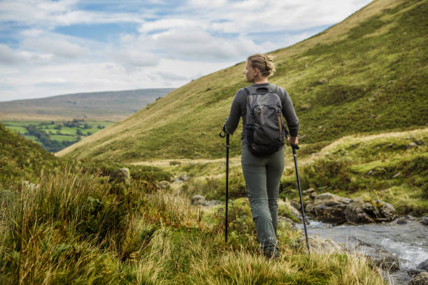 istock Female hiker in the mountains 1179624162
