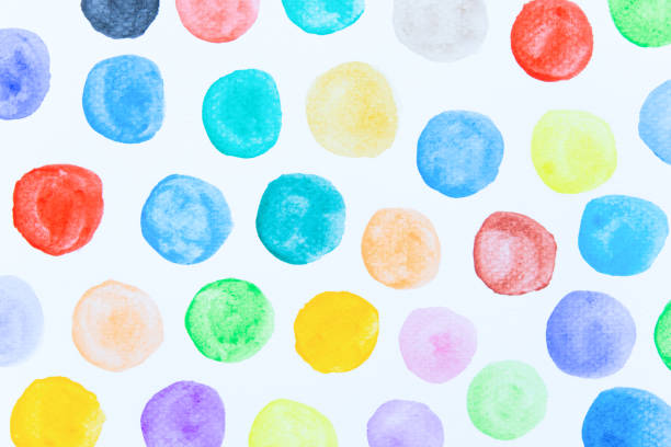 istock watercolor spots isolated on white background 1179625327
