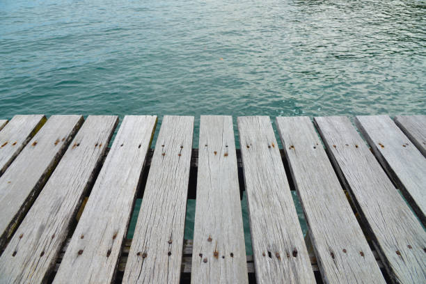istock Water and wooden pier 1179626030