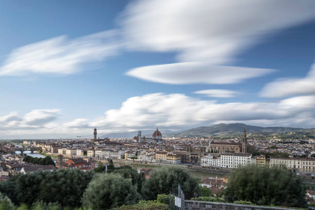 Florence city from the Michelangelo Piazza, one of the world's most visited cities