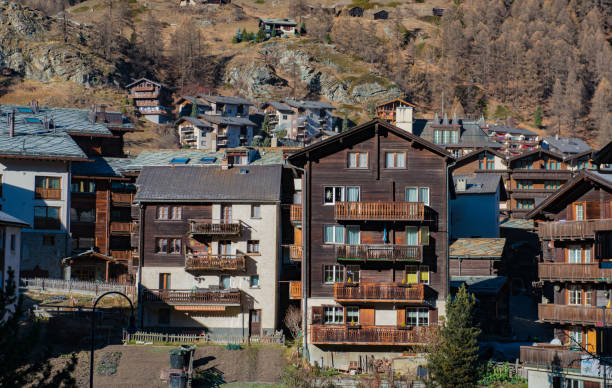 istock Traditional Chalet at Zermatt, Switzerland. 1179628110