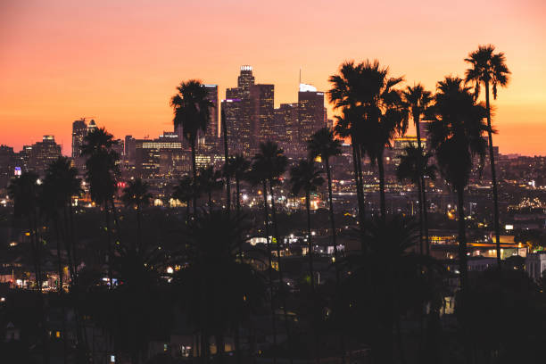 istock Los Angeles cityscape at dusk 1179628888