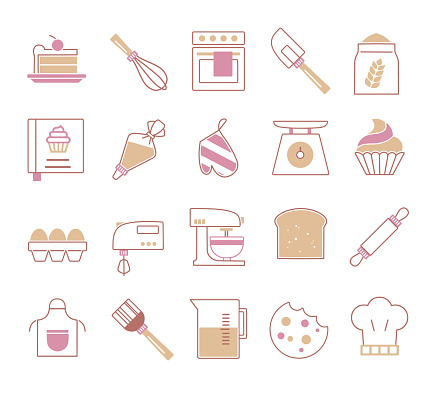 baking icon set
