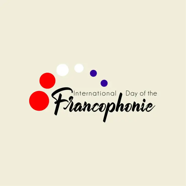 Vector illustration of International Day of the Francophonie